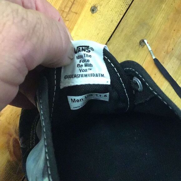 Star Wars vans hard to find Yoda worn one time size 11 1/2 - Picture 8 of 11